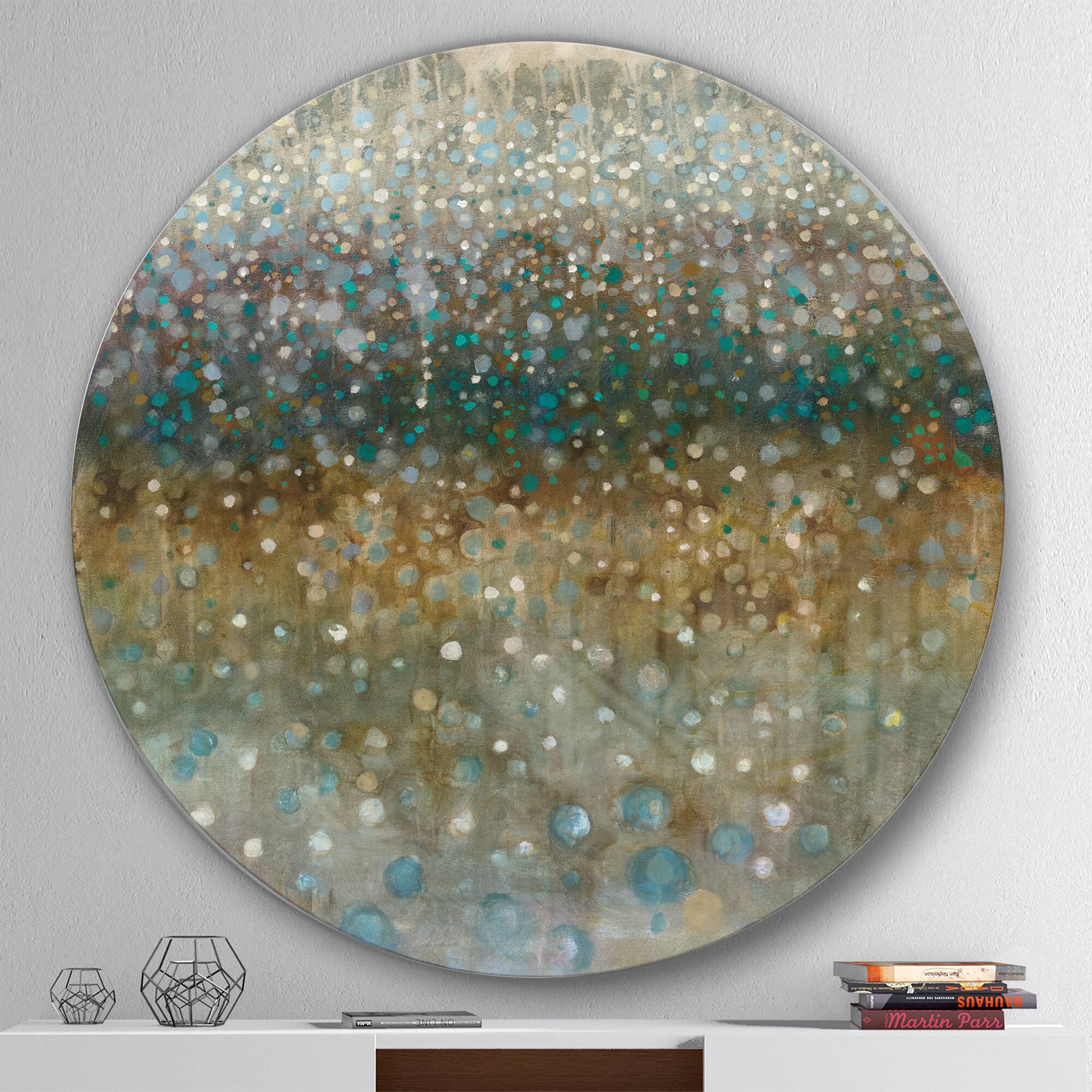 Designart - Brown Rain